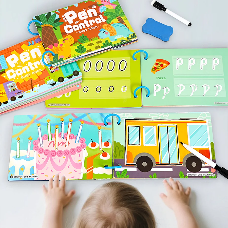 Livre d'activités réutilisable - Kids Education Alphabet Numbers avis et prix