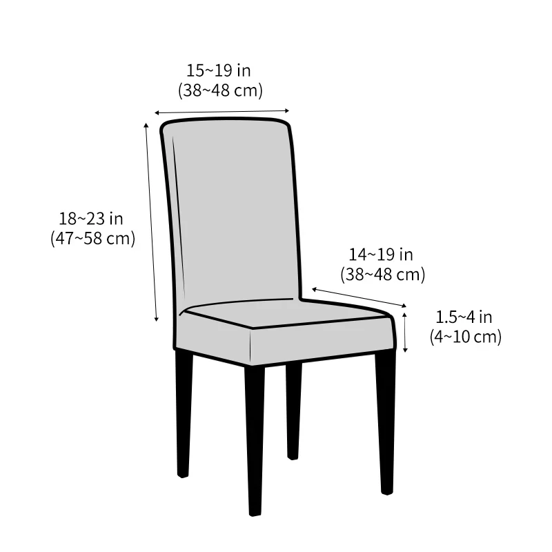 Jednokolorowy pokrowiec na krzesło Krzesło do jadalni Restauracja Wesela Bankiet Hotel Elastyczny, elastyczny, elastyczny pokrowiec na krzesło ze spandeksu