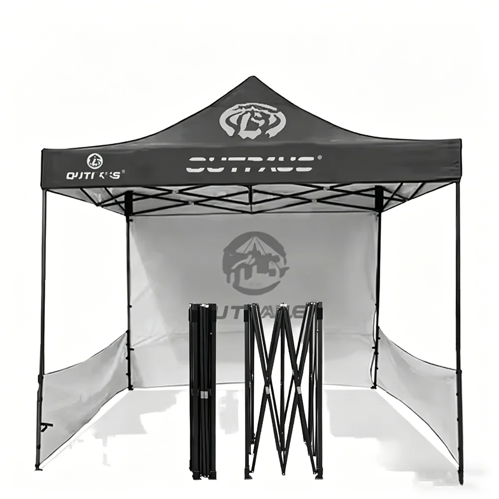 

600D Oxford Fabric Pop up Canopy Tent Waterproof Windproof Outdoor Shelter Custom Logo Printing UV Protection Foldable Portable
