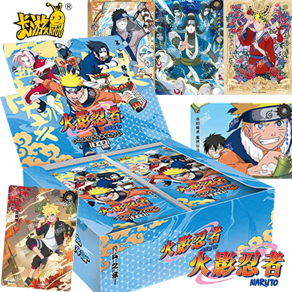 

KAYOU NARUTO Collection Cards Japanese Anime Highly Popular Characters Exclusive Features CR SP UR Portrait Cards Children Gift