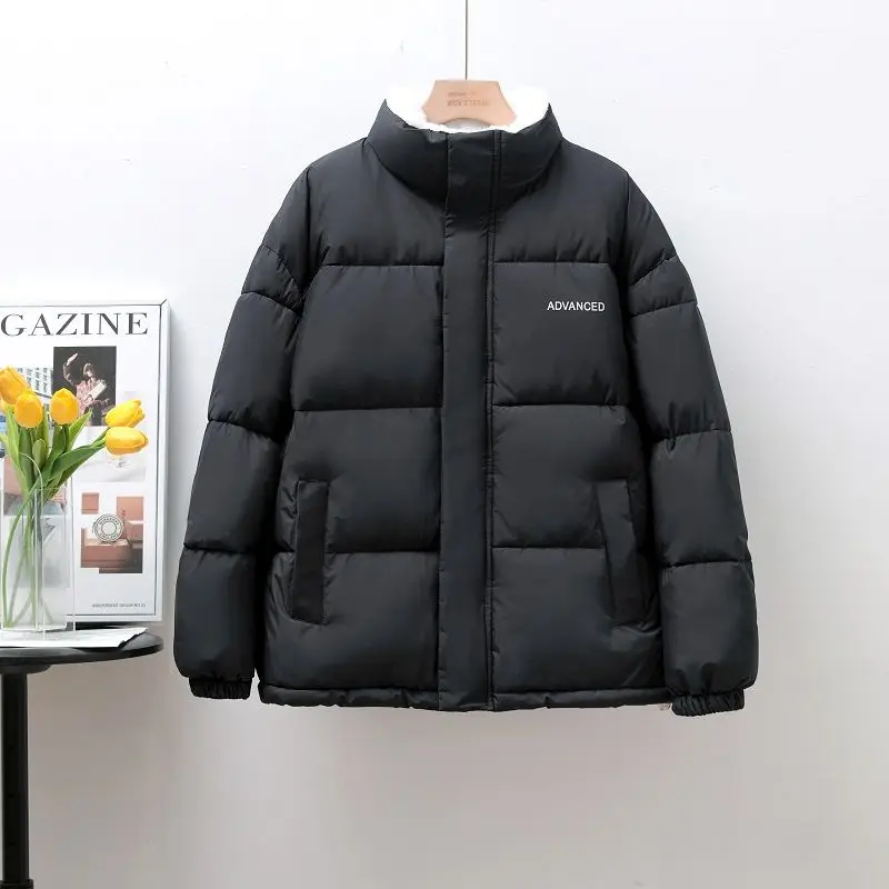 Nouvelle doudoune en coton et velours épais, veste chaude et polyvalente en velours d'agneau