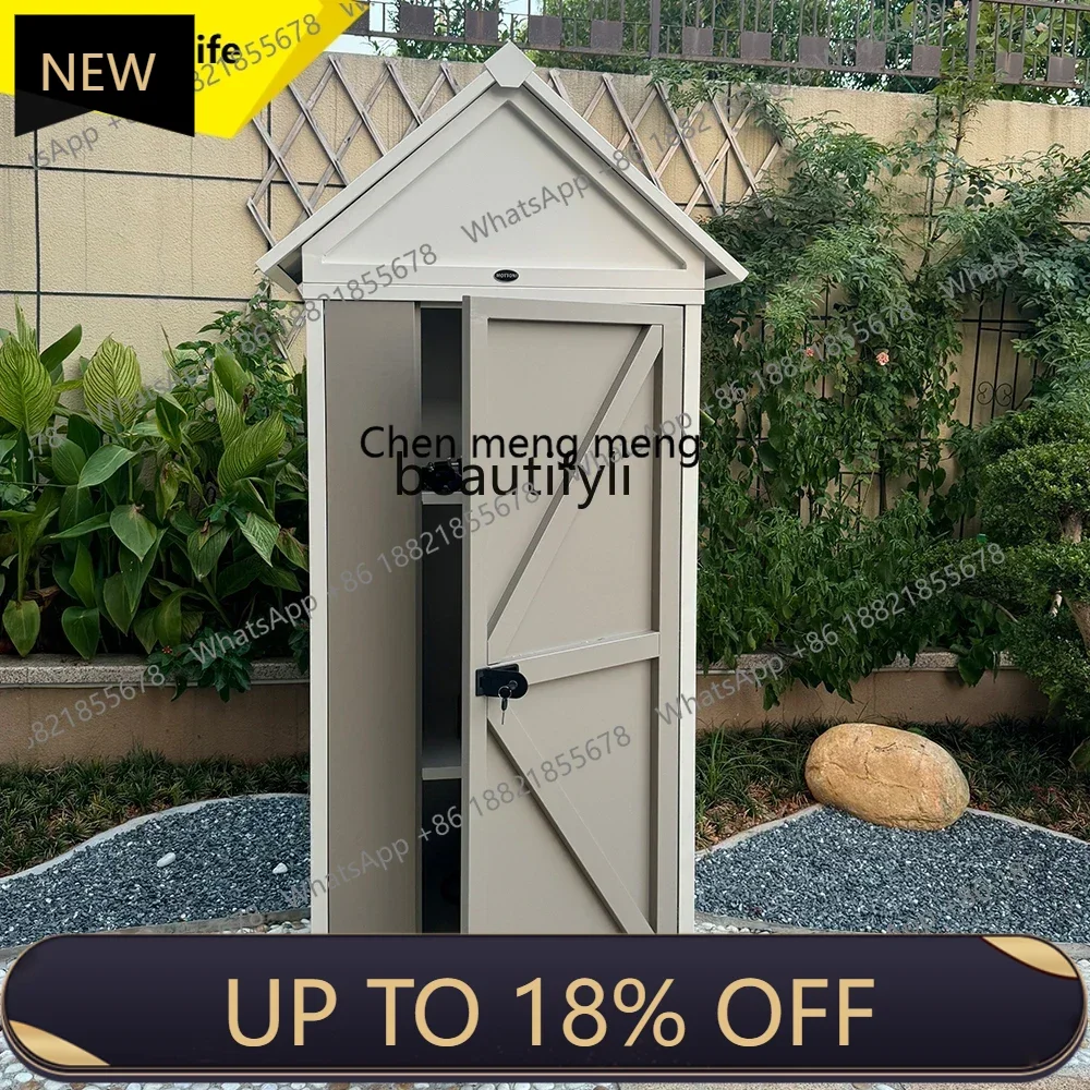 

P178 Балкон, терраса, шкаф для хранения, уличная комната для инструментов, металлический большой шкафчик, солнцезащитный крем, защита от дождя, солнцезащитный крем, всякий двор