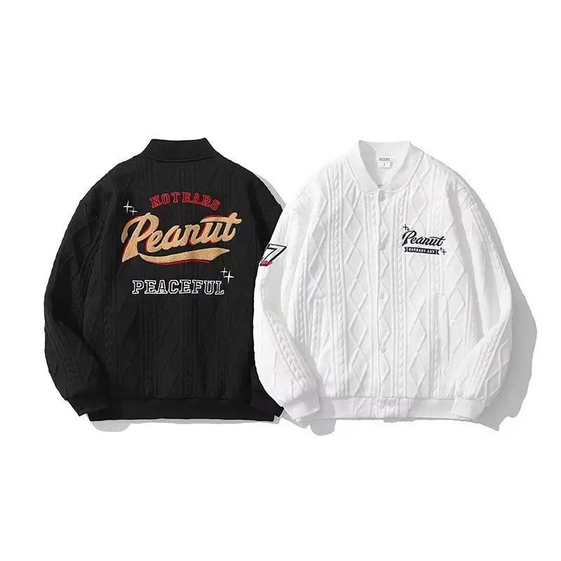 

Baseball Jaet Men's Spring Autumn 2025 New Youth American Trendy Couple's Outerwear Loose Fit Embroidered Polyester