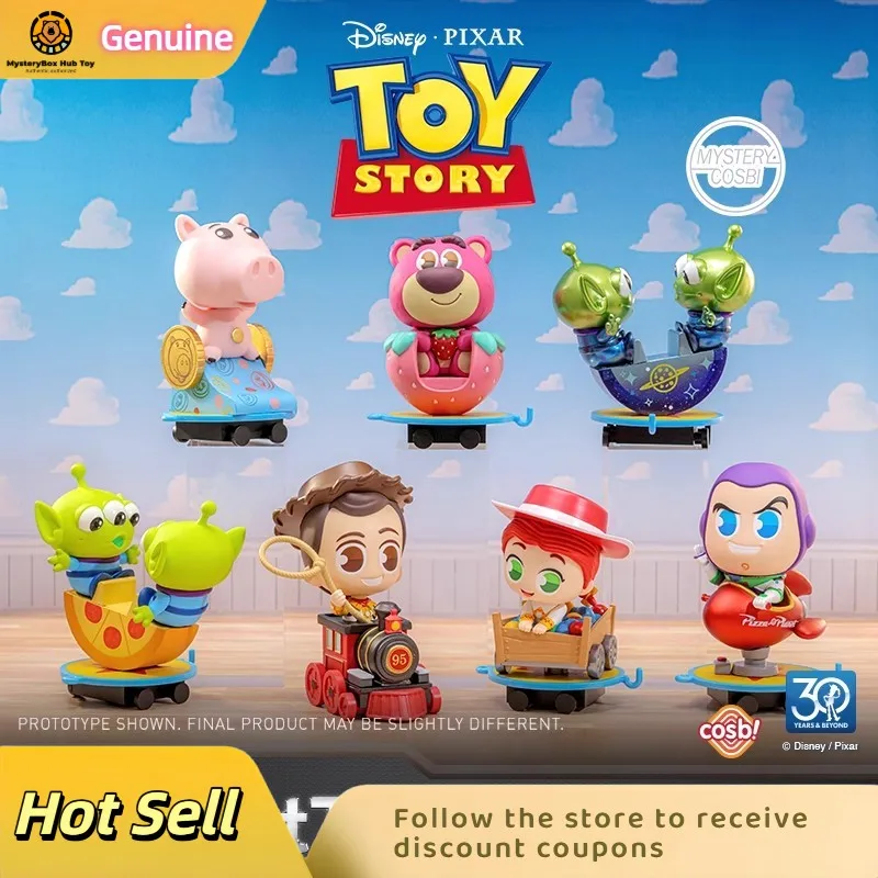 

Подлинная фигурка Hottoys Toy Story на 30-летие, классический персонаж, слепая коробка, Базз Лайтер Вуди Джесси ‌ Детская игрушка Alien Lotso