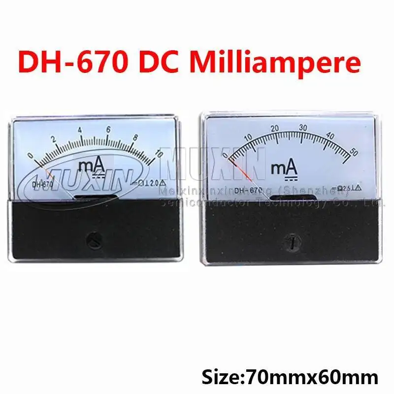 Ammeter DH-670 Dc 0…