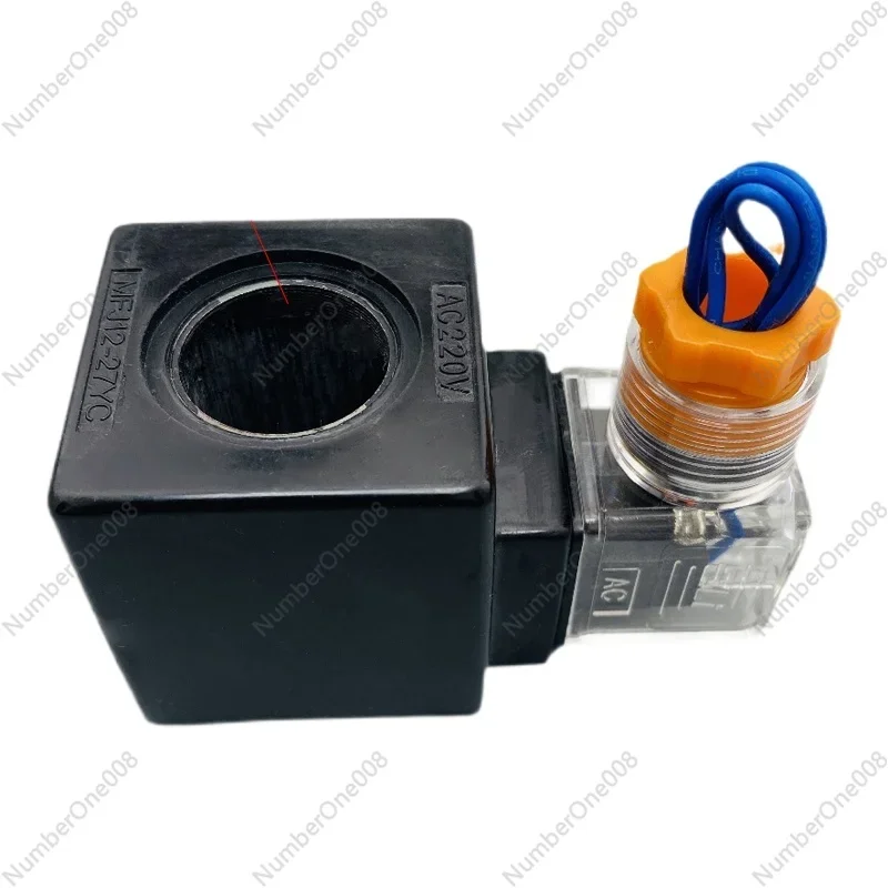 Solenoid Valve Coil Hydraulic Control Valve Inner Hole 22mm Long 45mm AC110V/220V MFJ12-27YC MFJ12-54YC