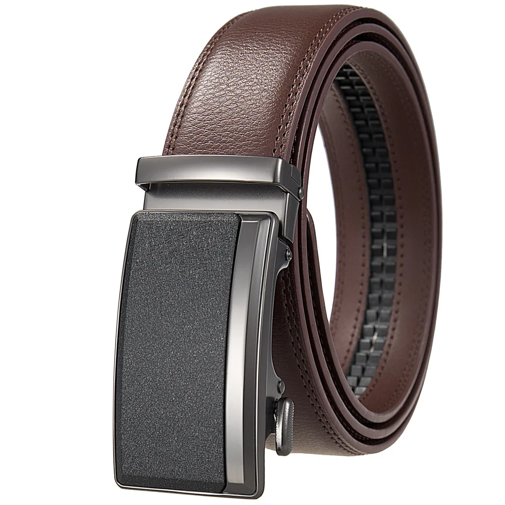 

Genuine Cow Leather Belt For Men 3.5cm Width Designer Belts Men High Quality Luxury Brand Black Formal Business Strap Male