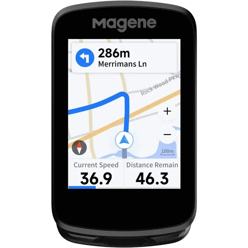 home.C606 Smart Navigation GPS Bike Computer with Offline Map, 2.8-inch Color Touchscreen,WiFi & Bluetooth Cycling Computer