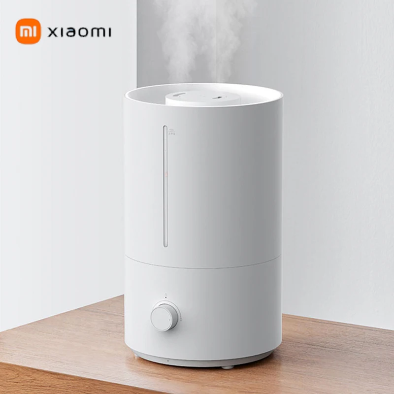 Xiaomi Mijia-Máquina de Névoa de Grande Capacidade, Umidificador 2, Névoa, Adicionar Água, Controle de Umidade Doméstico, Som Baixo, 300 mHz, 4L