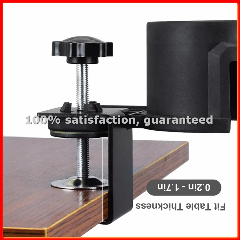 Storage Desk Cup Holder Office Desktop Bracket Computer Desk Fixed Cup Holder Desk Storage Cup Holder-ABAM