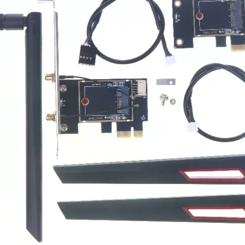 1 Set Supports NGFF M.2 Wireless Network Card DIY Accessories NGFF M.2 To PCIE Network Card Adapter Card