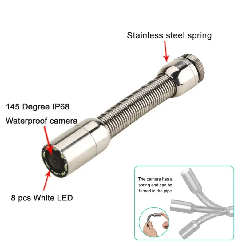 Pipe endoscopy, sewer and drain pipe inspection locator