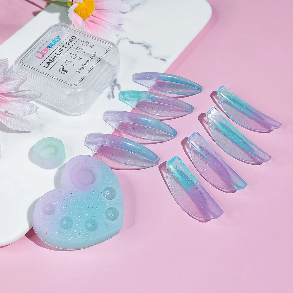 

Lomansa New A Set Lash Lift Pad Reusable Soft C Curl Eye Shapes Eyelash Pad Silicone Plate for Eyelash Perm Kit Makeup Tool