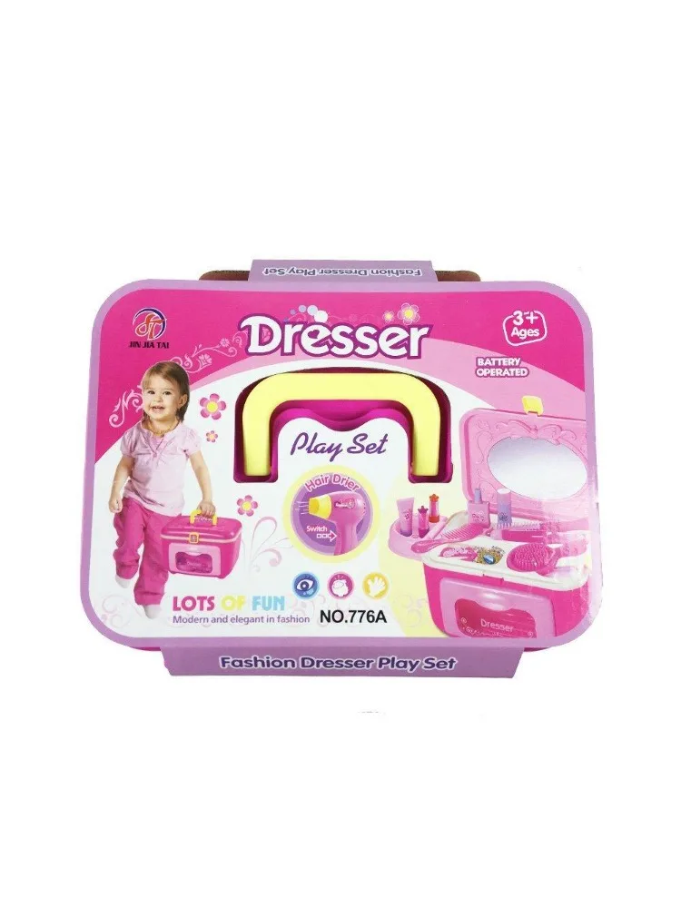 Girl Hairdresser Pretend Play Toy Fashion Beauty Play Set