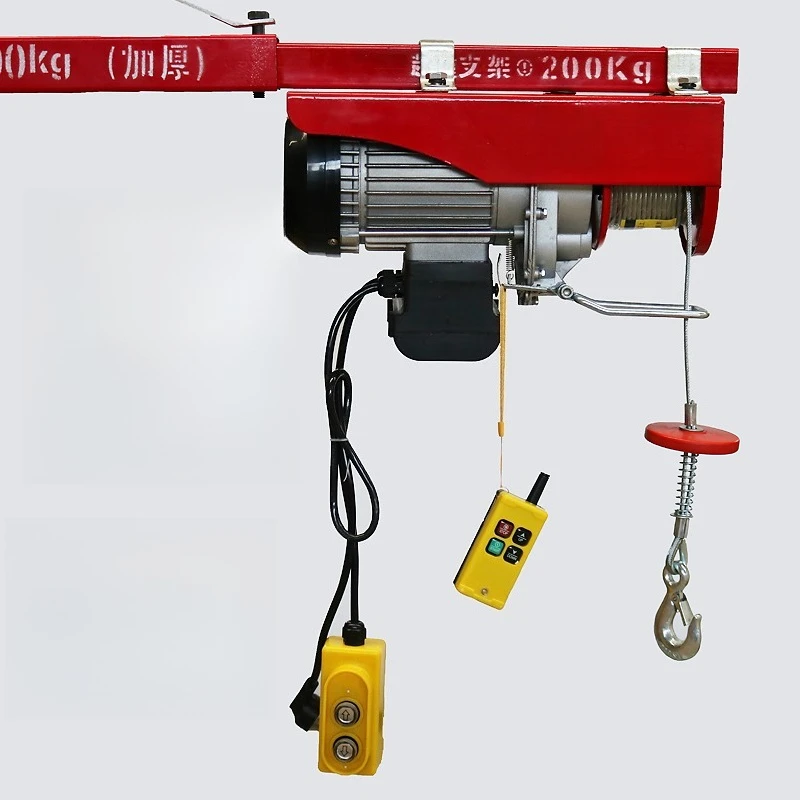 

220V household decoration small crane 1 ton hoist lifting hoist crane