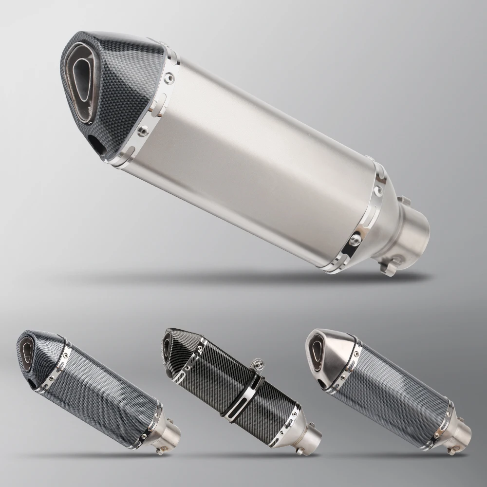 

370 мм глушитель выхлопной трубы мотоцикла, глушитель Escape Moto DB Killer для YAMAHA SUZUKI KAWASAKI HONDA