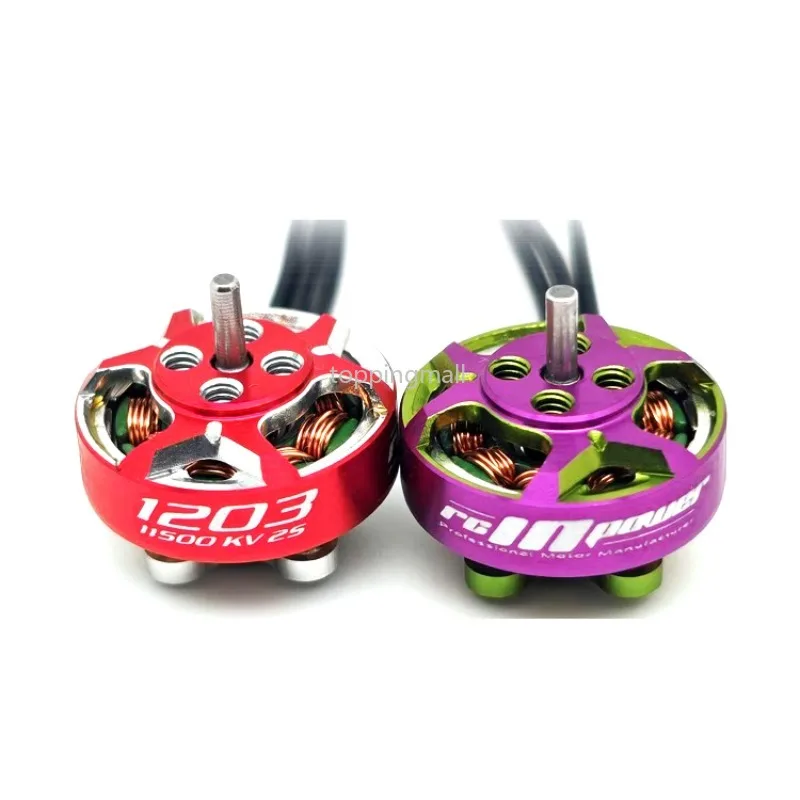 

4pcs Rcinpower GTS V3 1203 11500KV 2S 8000KV 6000KV Brushless Motor for 2~3inch Propeller RC FPV Racing Drones Quadcopter DIY