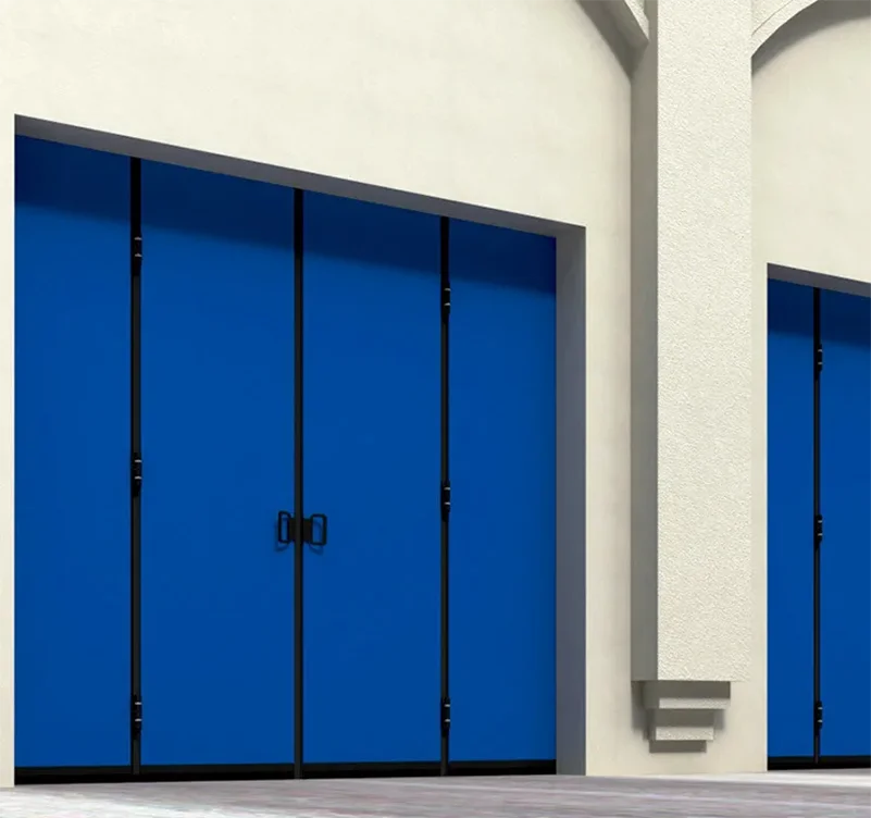 Customization Waterproof Insulated Exterior Thermally Broken Aluminum Multi-panel Door Heavy Duty BI Folding Doors For House