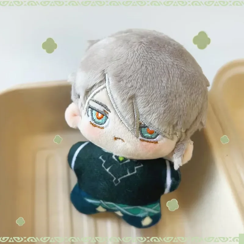 10cm Hot Anime Game Genshin Impact Alhaitham Zhongli Peripheral Products Soft Plush Stuffed Doll Kawaii Presents for Friend