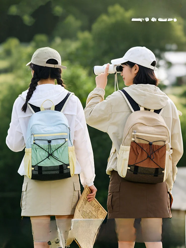 small-plaid-backpack-large-capacity-high-aesthetic-value-bookbag-casual-minimalist-style-soft-handle-zipper-closure-everyday-use