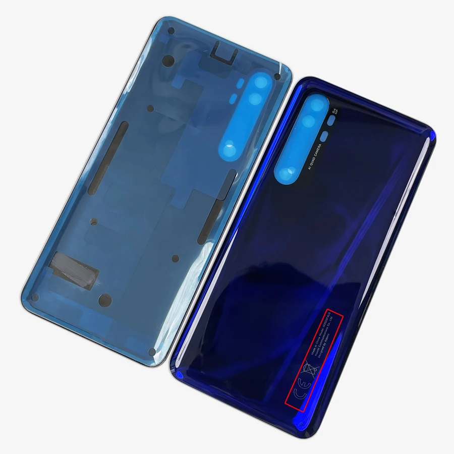 A+++ Best Back Battery Cover Housing For Xiaomi Mi Note 10 Lite Note10 Lite Door Rear Case Lid Phone Chassis with Adhesive