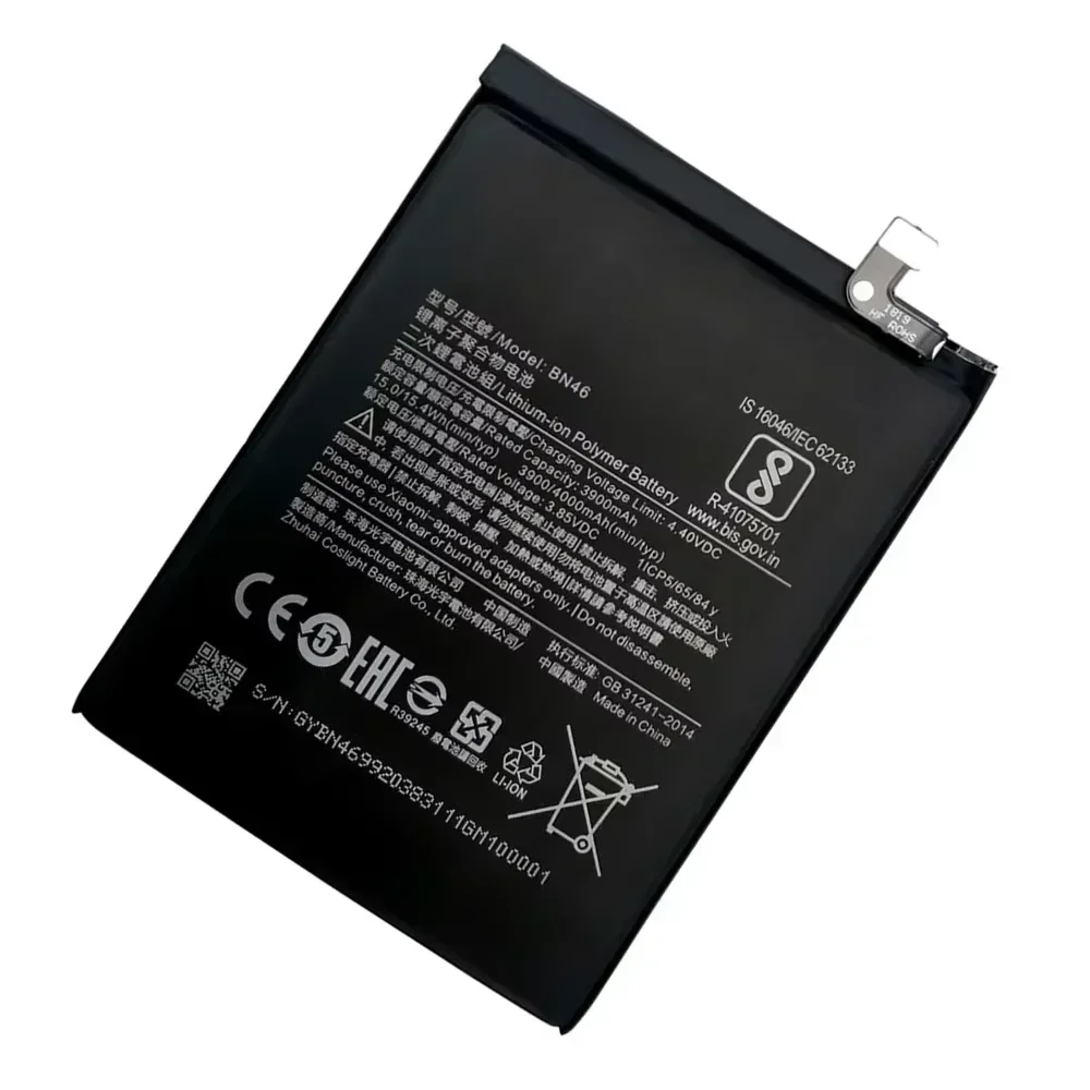 2024 Orginal Phone BN46 4000mAh Battery For Xiaomi Redmi Note 8 8T Note8 Note8T Redmi 7 Redmi7 Replacement Batteries Bateria