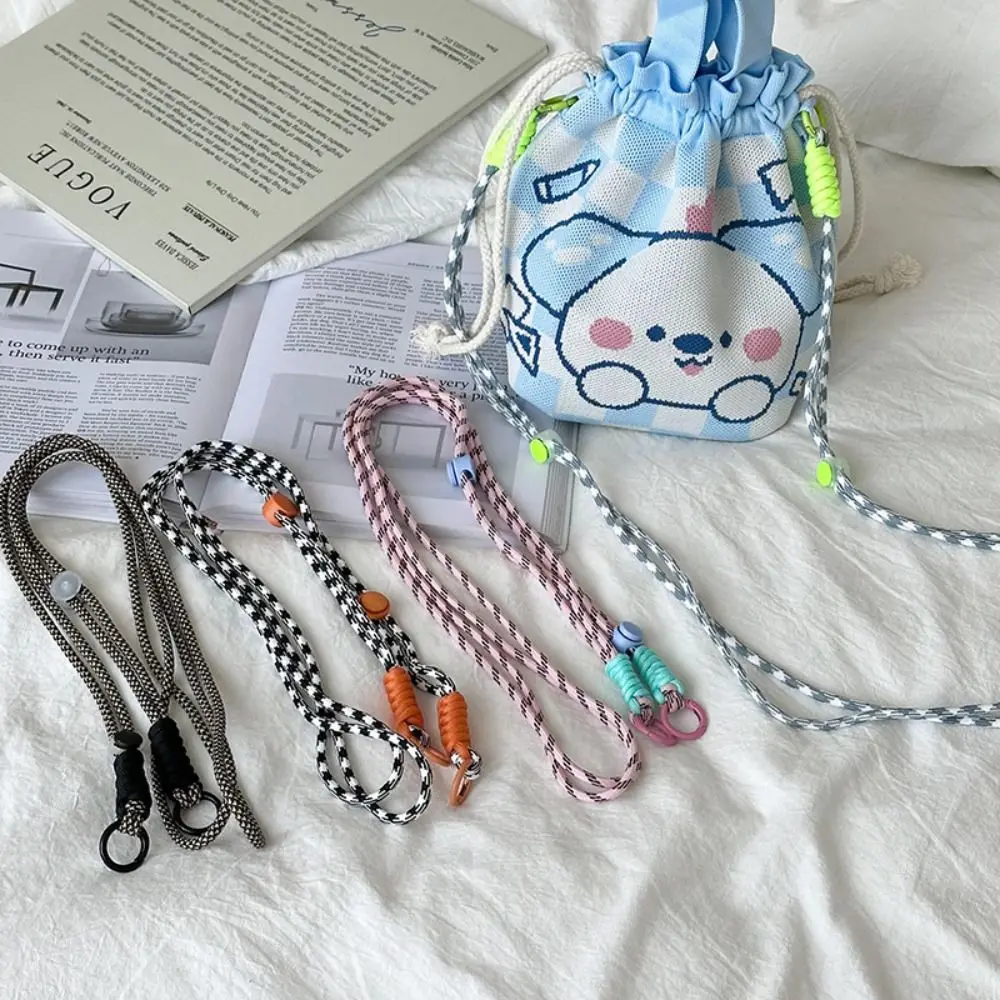

Cute Replacement Crossbody Bag Chain Strap Detachable Stripe Phone Hanging Rope Adjustable Phone Lanyard Bag Accessories