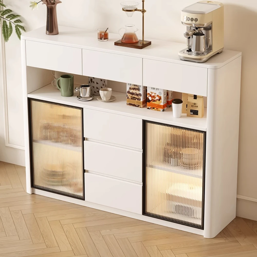 

Glass Display Cabinet Jewelry Makeup Medicine White Cabinets Organization Modern Mueble Recibidor De Entrada Accessories