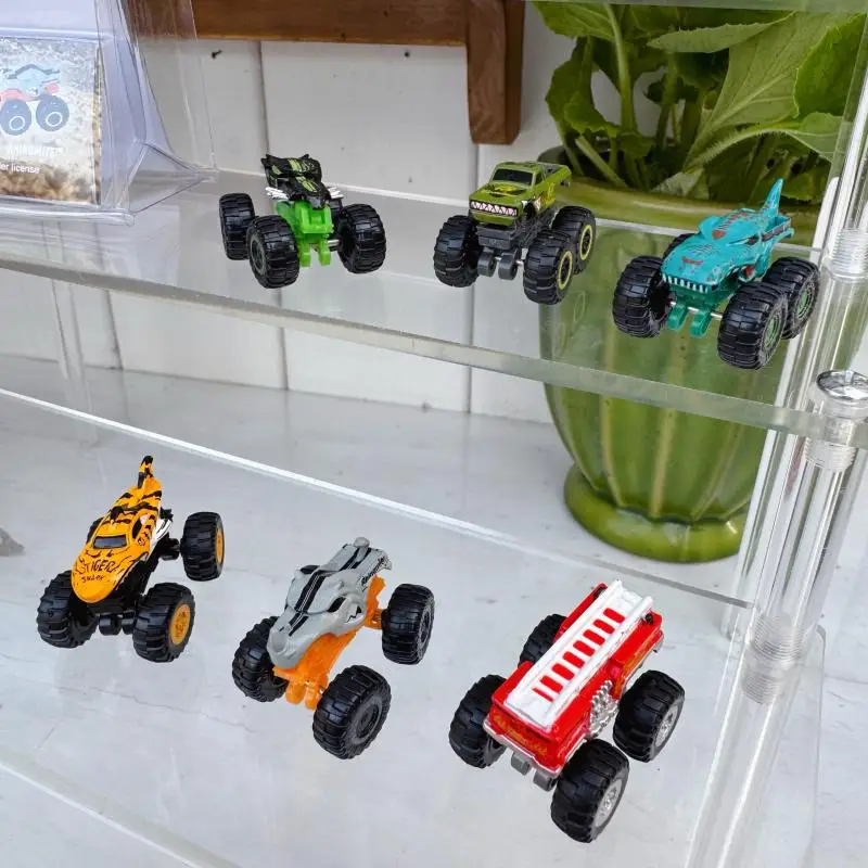 Hot Wheels Super Mini Monster Truck Flying Tigers V8 Bomber Alloy Diecast Car Model Collectible Toy Vehicle Micro Scale
