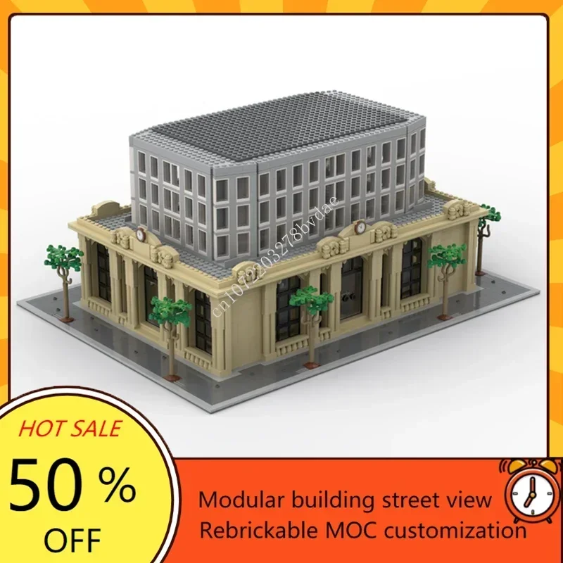 2727PCS MOC Mark 6 - Tower Base 64x48 Center Building Street View Model Building Blocks Bricks DIY Creative Assembly Toys Gifts