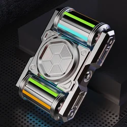 New Tank 101 Fidget Spinner Metal EDC Toy Black Tech Hand Stress Relief Roller Puller Creative Adults Gift Fingertip Gyroscope