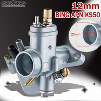 12mm Carburetor Puch For SACHS TOMOS PUCHS KS50 APN BATAVUS 12mm Carb carby Bing12 Bing 12 Carburettor Motocross Accessories