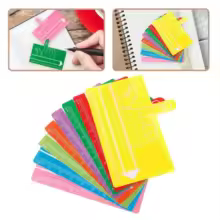 Guides de Lecture Colorés Anti-Dyslexie - Lot de 8