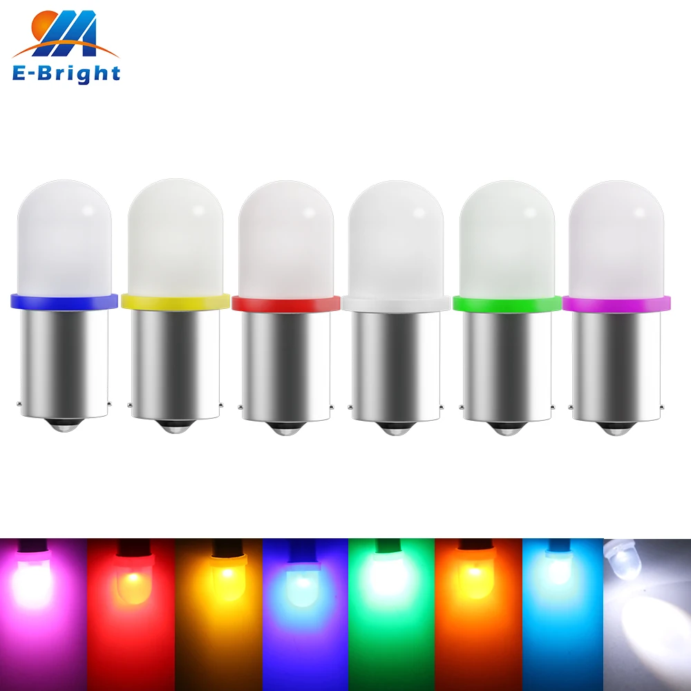 

AC DC 6V 6.3V GE44 47 1895 10X Non-polar BA9S Foggy Len Arcade Pinball Gaming Light Bulb White Blue Red Amber Green Pink Orange