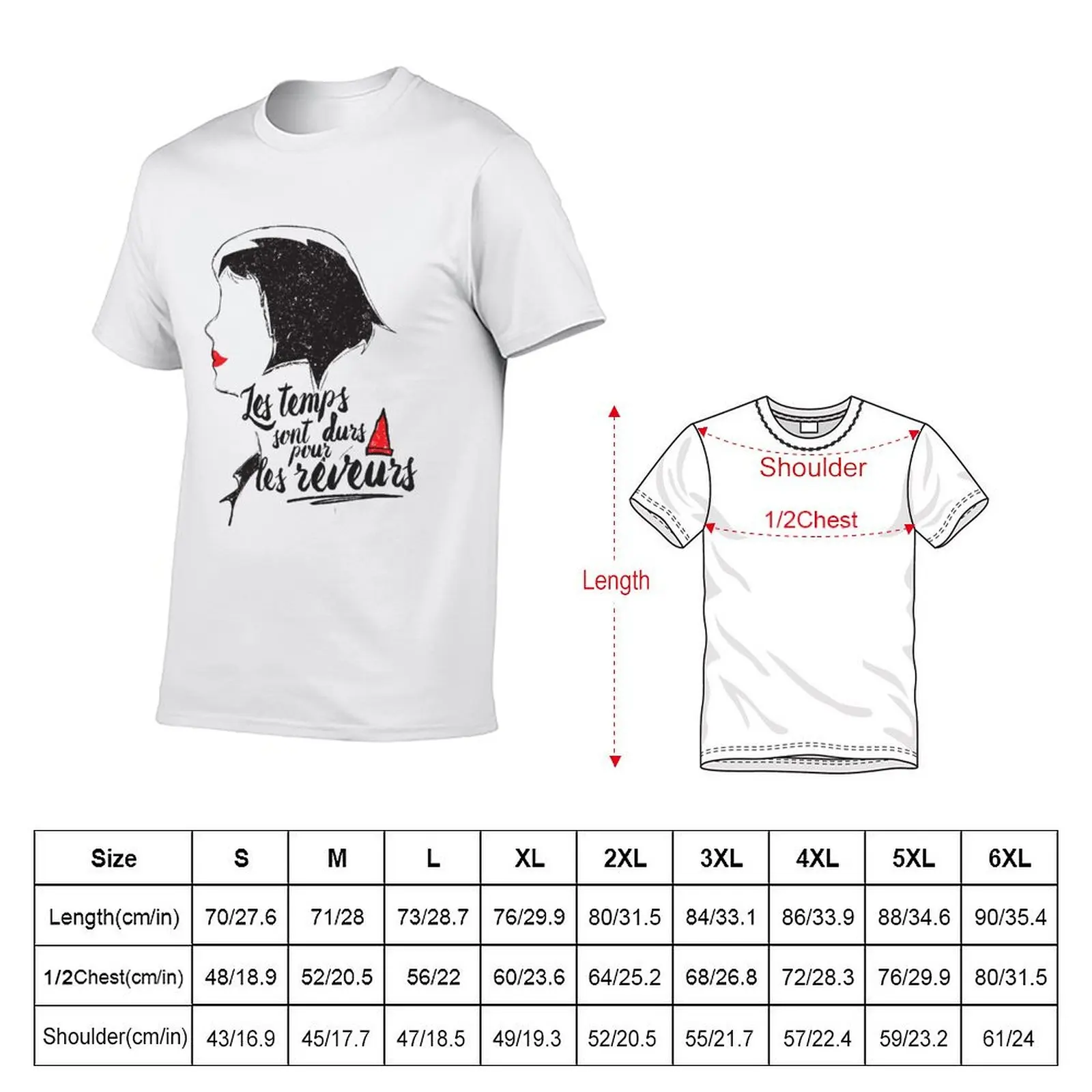 The Person Decided To His Life Journey Where She Found True Love Amelie Graphic Gifts T-Shirt Anti-Pilling Casual T-Shirt