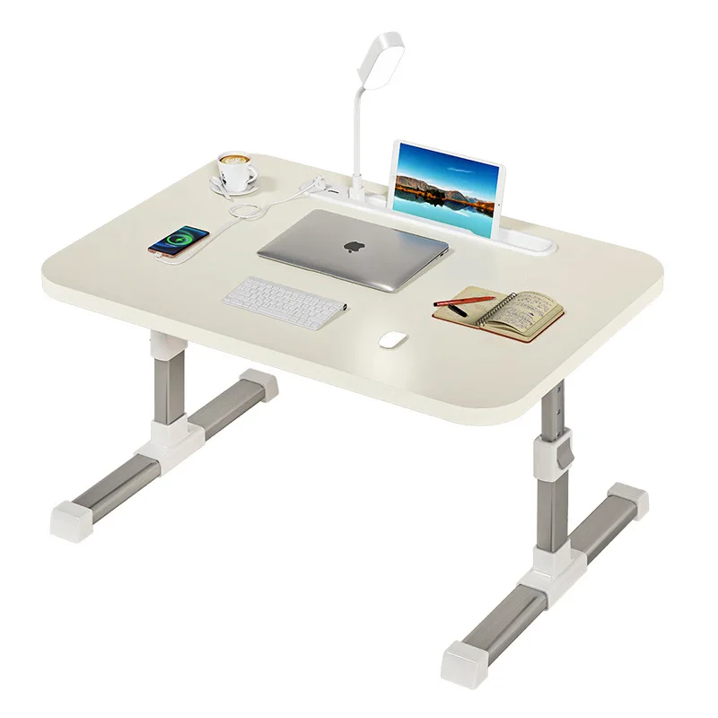 Foldable Bed Desk for Students - Adjustable Study Table Fits Dorm Bunks, Kids Writing & Laptop Use