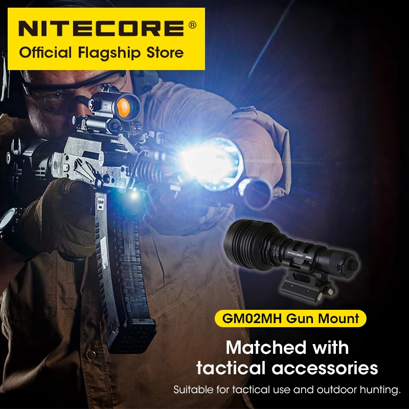 NITECORE P30i USB-C Rechargealble Flashlight Strong Light Super Bright 2000 Lumens Long-range Spotlight 1000 M Hunting Lantern