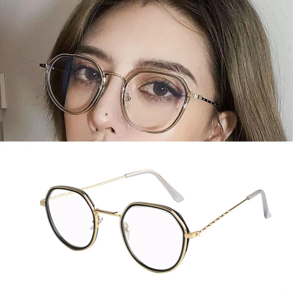 1pcs Square Eyewear Transparent Computer Glasses Frame Women Men Anti Blue Light Blocking Glasses Optical Spectacle Eyeglasses