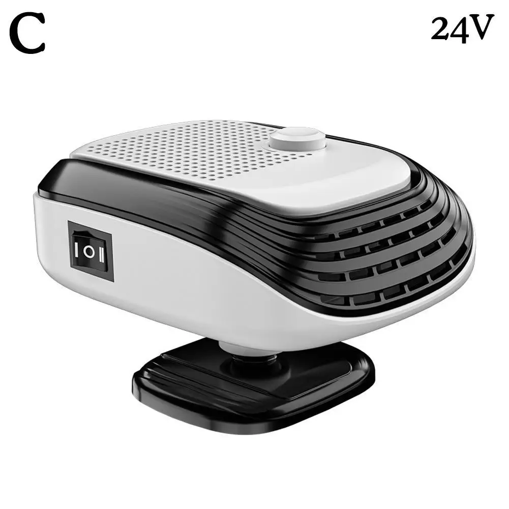 Car Heater 12V/24V Heating And Cooling 2-in-1 Winter Car Defogging Fast 120W Vents Electric Window Heater Fan Univers Adjus Q9E0