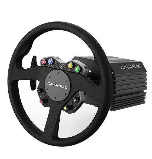 CAMMUS Sim PC Game Car Simulator Controller Gaming Racing Simulation Lenkradsatz für PC-Nabe und Multifunktionstasten