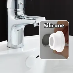 Wash Basin Overflow Ring Sewer Drain Cover Sink Seal Plug Bathtub Hole Insert Cap Rubber Stopper for Kitchen Bathroom Accessory