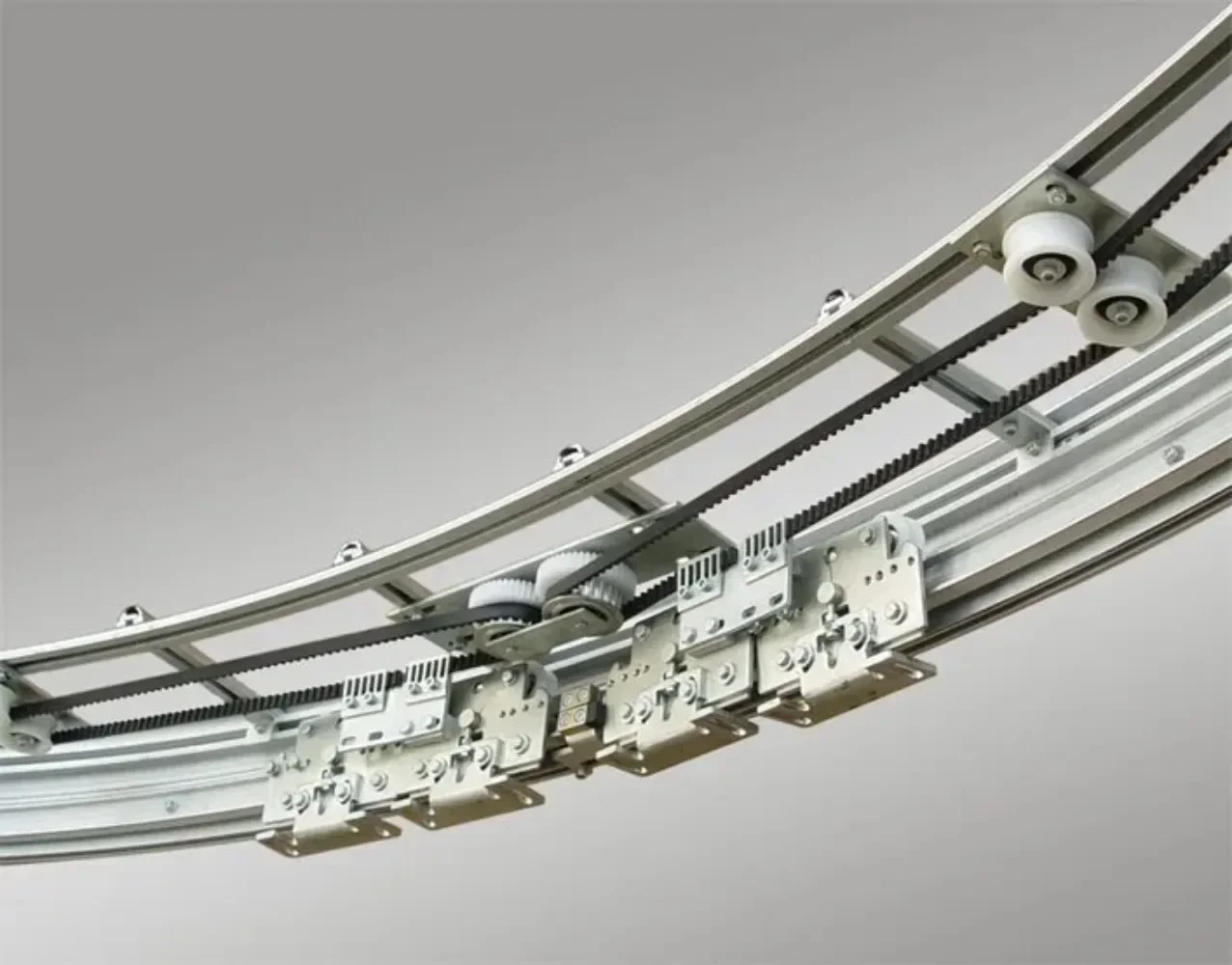 Motor Sensor Automatic Curved Sliding Door Operator System Mechanism