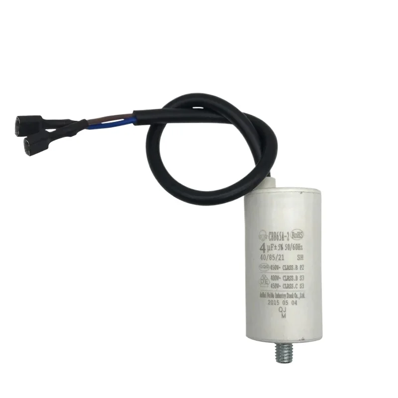

new Refrigerator Freezer CBB65A-2 Nonpolar 2.5uF 3UF 4UF 5UF 6UF AC 450V 5% Motor Running Capacitor White