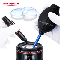 Herramientas de limpieza de lentes láser, juego de 3 bombas de aire con cepillo limpiador de polvo, manivela manual multifunción para Raytools Precitec