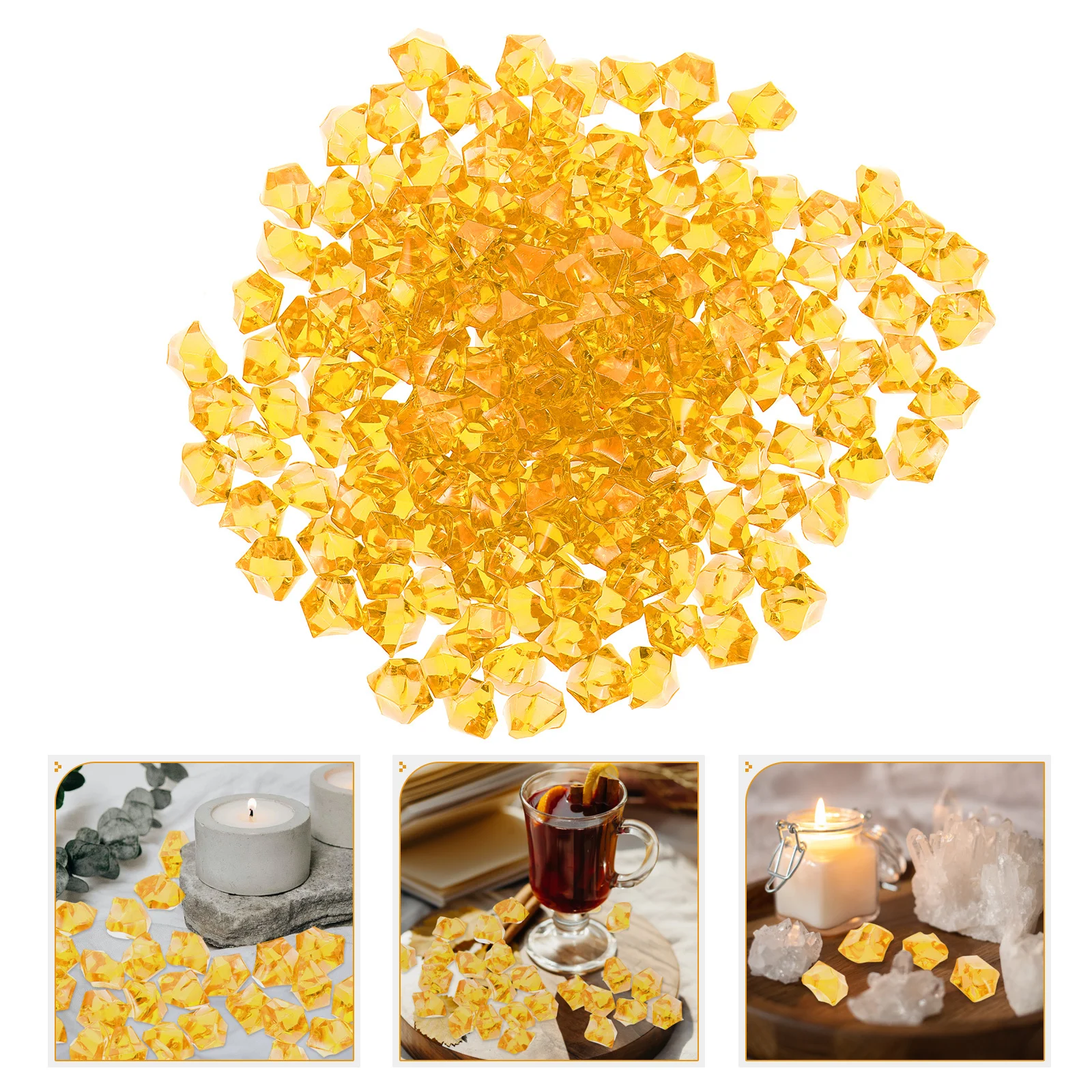 500 шт. искусственных льдинок, акриловые кристаллы для декора