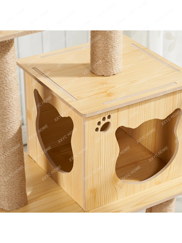 Cat Climbing Frame Cat Litter Cat Tree Cat Scratch Board Wholesale Grinding Claw Pillar Cat Scratch Trees Cat Climbing Lookout