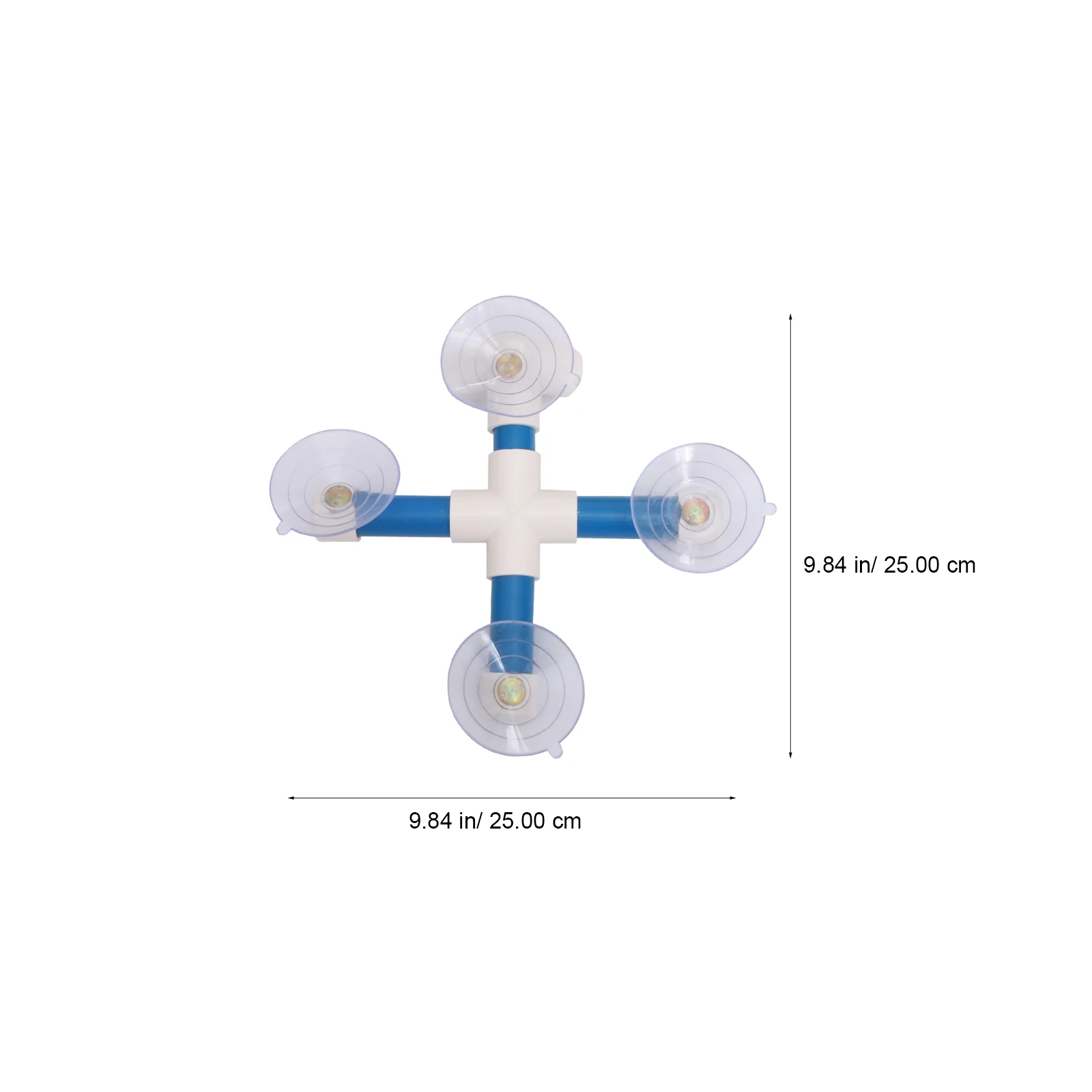 

1Pcs Parrot Shower Stand Frosted Standing Rack Durable Safe Suction Cup for Bird Exercise Balance Parrot