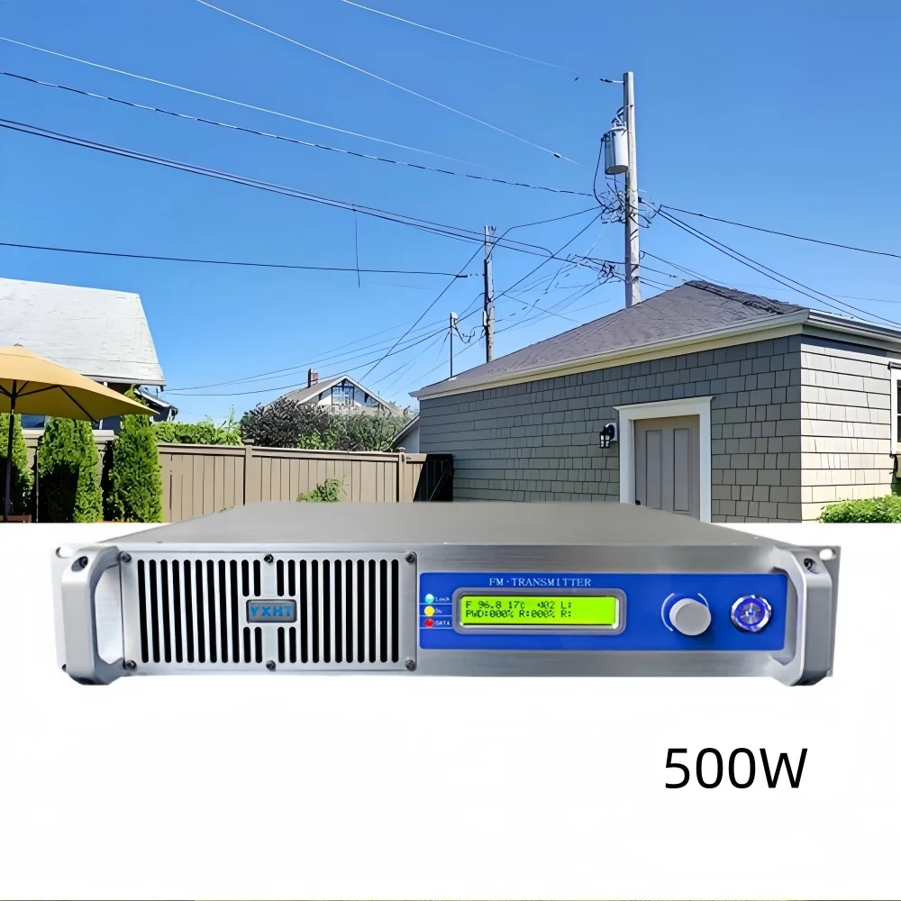 

2U,YXHT-1,500W FM Broadcast Transmitter (Model YXHT-1-2U) for Professional Use