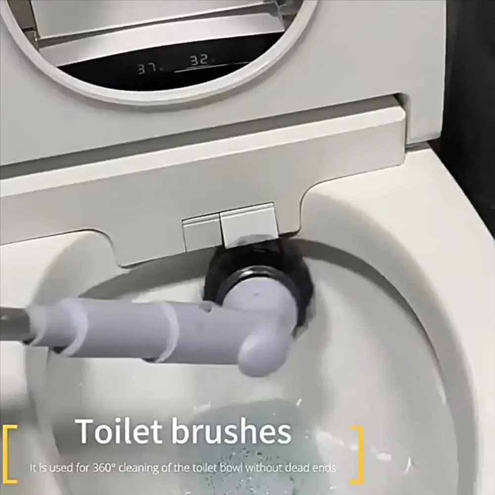 

New Portable Electric Shoe Cleaner Brush Type-C Charging Black White Cleaner Brush Polishing Brush Travel