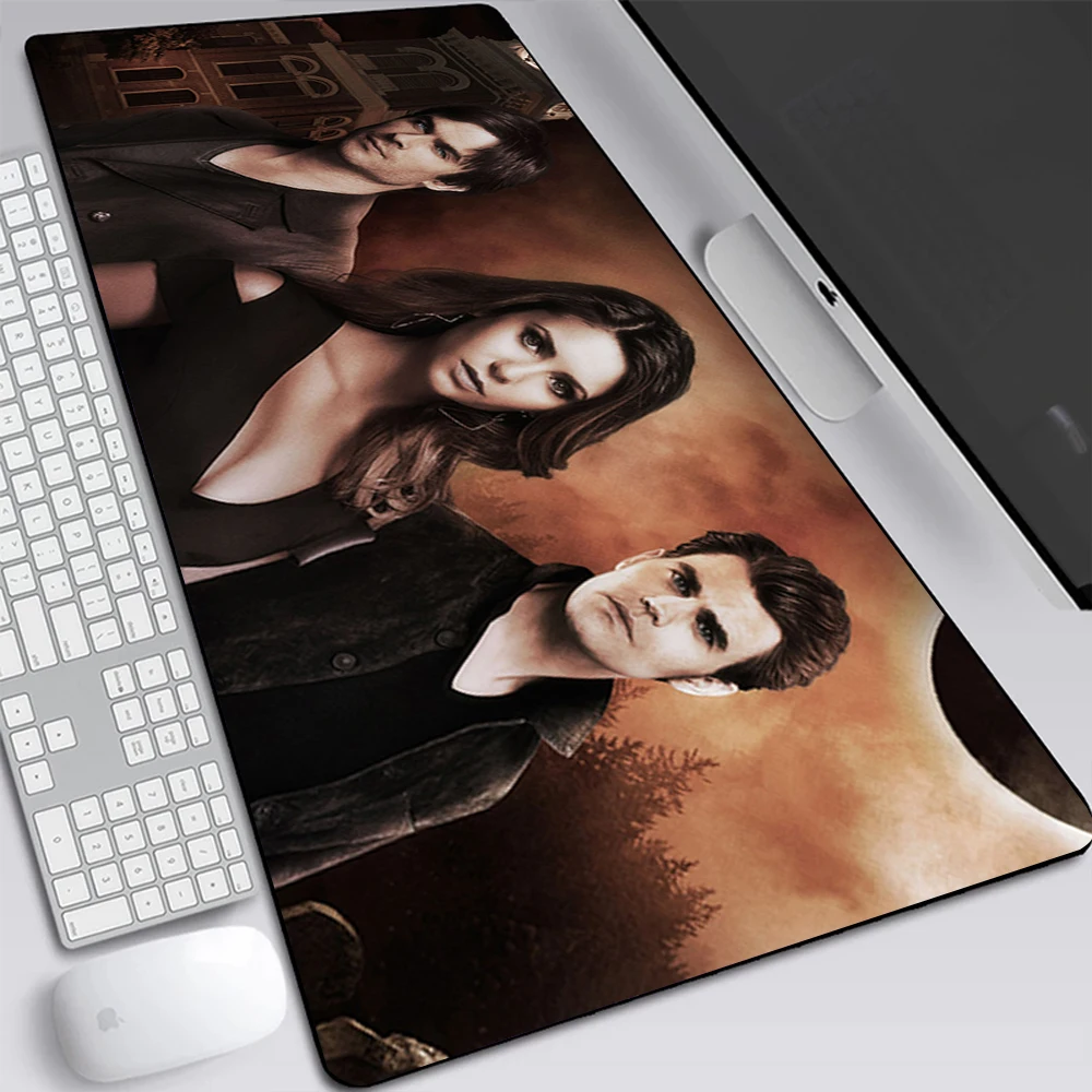 The Vampire Diaries Large Gaming Mouse Pad Computer Laptop Mousepad Keyboard Pad Desk Mat PC Gamer Mouse Mat XXL Office Mausepad